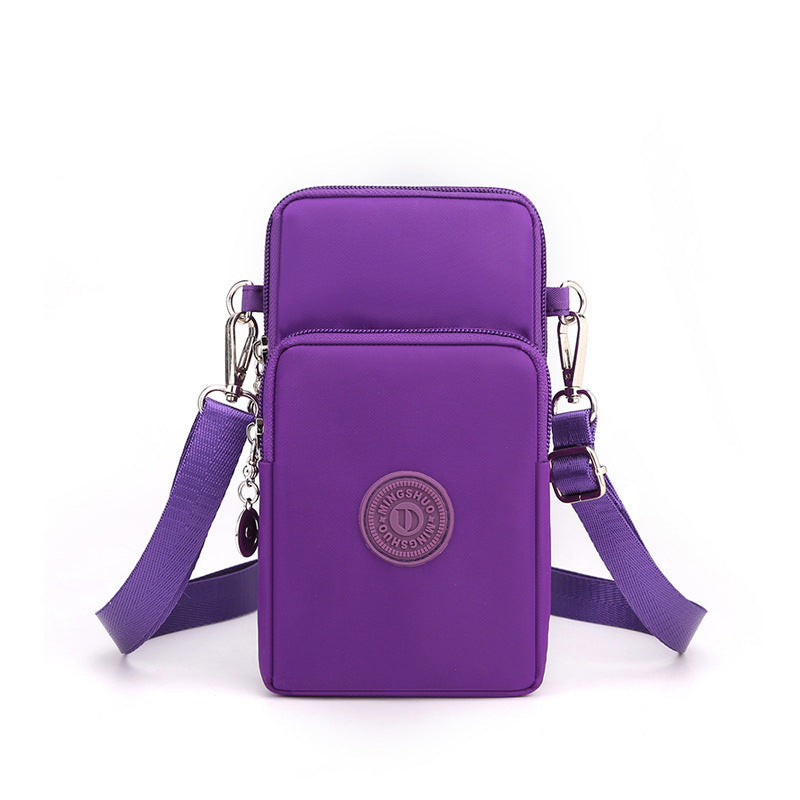 Mobile Phone Bag Female Cross-body Oxford Cloth Crossbody Pouch