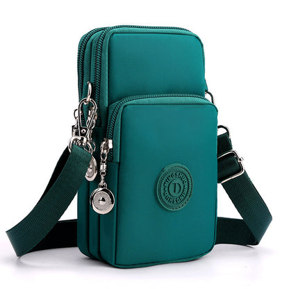 Mobile Phone Bag Female Cross-body Oxford Cloth Crossbody Pouch