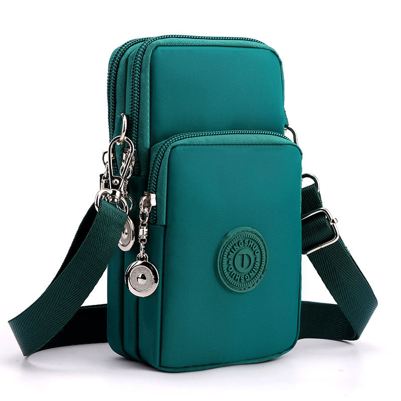 Mobile Phone Bag Female Cross-body Oxford Cloth Crossbody Pouch