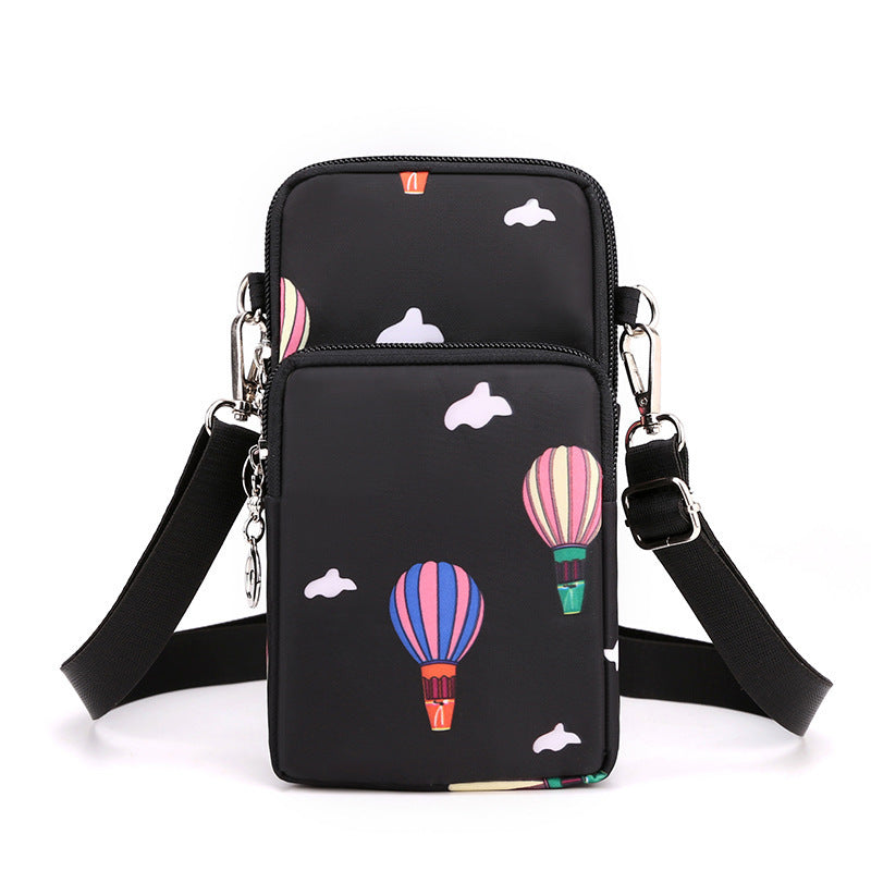 Mobile Phone Bag Female Cross-body Oxford Cloth Crossbody Pouch